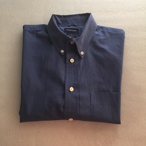 Structure Men’s Poplin Dress Shirt - Picture 7 of 8
